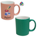 11 Oz. 2 Tone Color of the Year mug (Emerald Green/White) Full Color